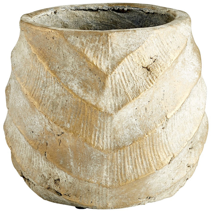 Cyan Design Large Cache Creek Planter, Brown Sandstone