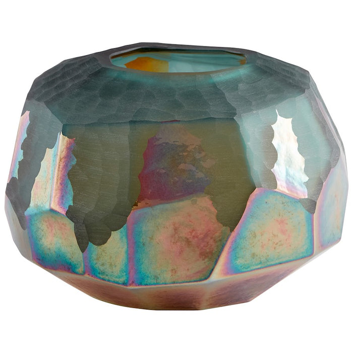 Cyan Design Roca Verde Vase, Green/Gold