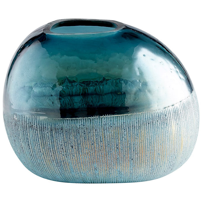 Cyan Design Small Cape Caspian Vase, Blue