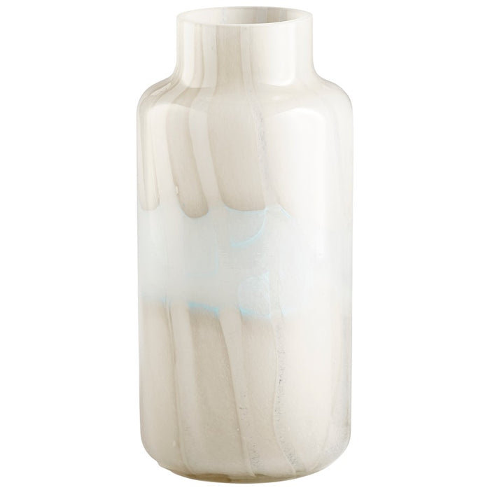 Cyan Design Large Lucerne Vase, Tan/Aqua