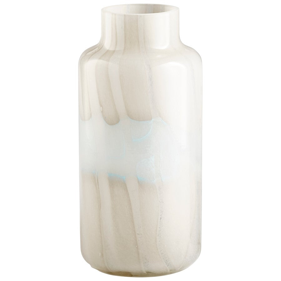Cyan Design Large Lucerne Vase, Tan/Aqua