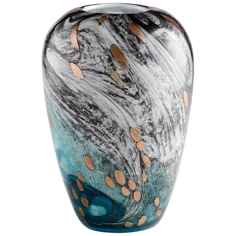 Cyan Design Medium Prismatic Vase, Multi Colored