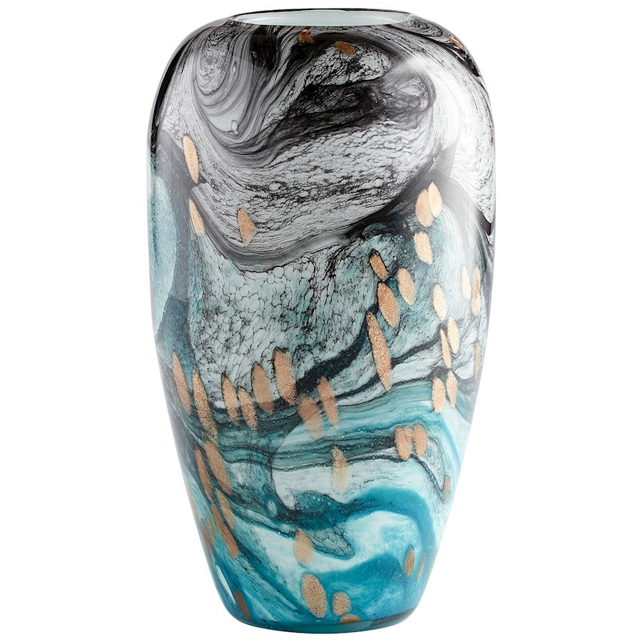 Cyan Design Large Prismatic Vase, Multi Colored