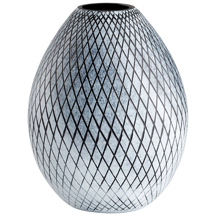 Cyan Design Large Bozeman Vase, Frosted Grey