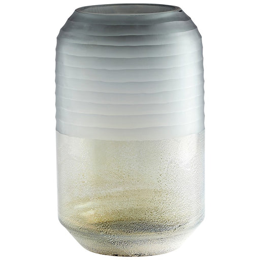 Cyan Design Large Alchemy Vase, Grey/Guilded Silver