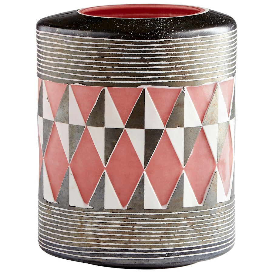 Cyan Design Small Mesa Vase, Black/White