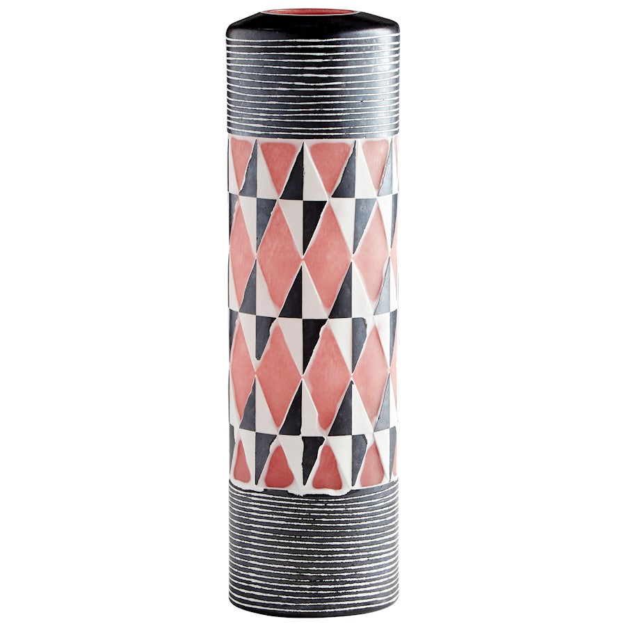 Cyan Design Large Mesa Vase, Black/White