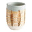Cyan Design Small Cresent Vase, Grey/Ivory