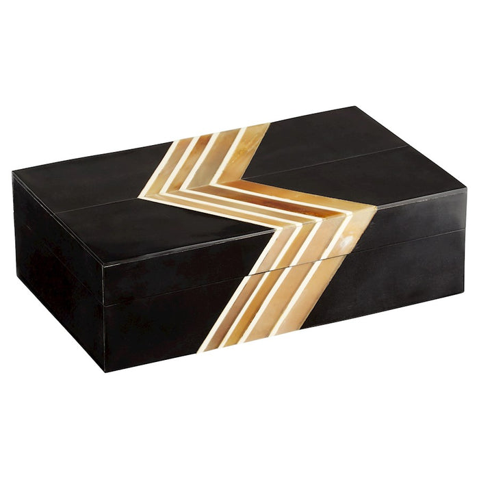 Cyan Design Large Salvador Container, Black/Brown
