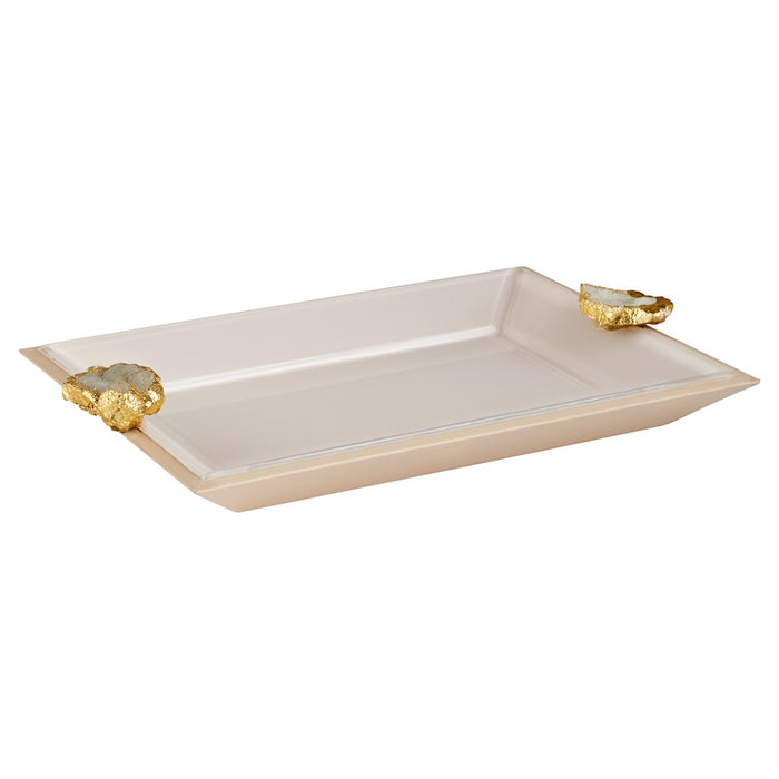 Cyan Design Nude Crystal Tray, Pink
