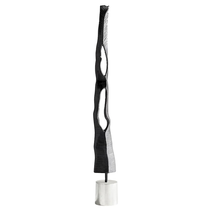 Cyan Design Zara Tower Sculpture, Silver/Black