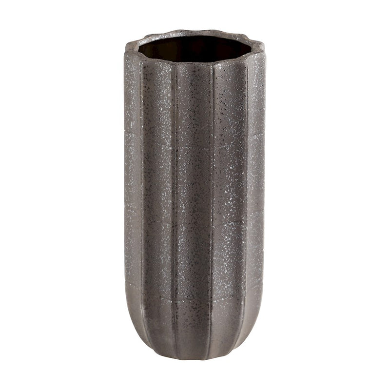 Cyan Design Medium Brutalist Vase, Grey