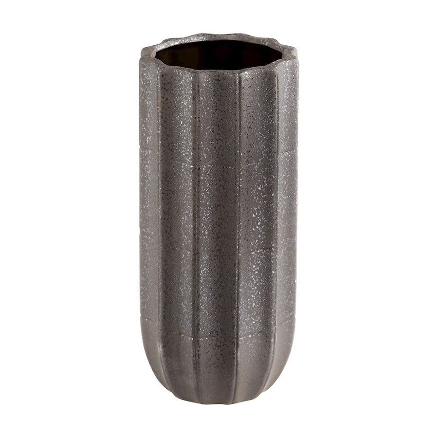 Cyan Design Medium Brutalist Vase, Grey