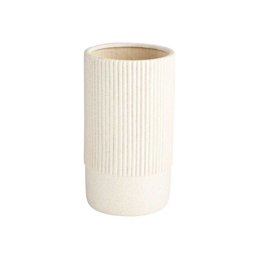 Cyan Design Medium Harmonica Vase, White