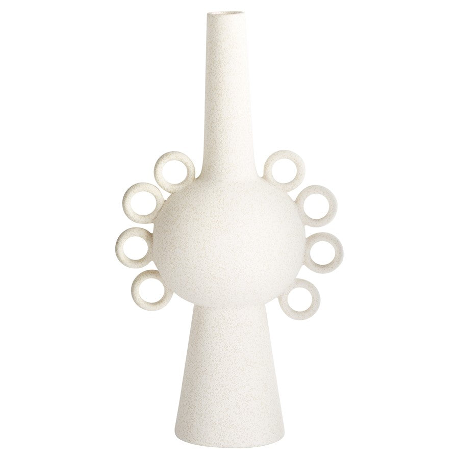 Cyan Design Small Ringlets Vase, White