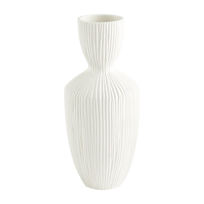 Cyan Design Small Bravo Vase, White