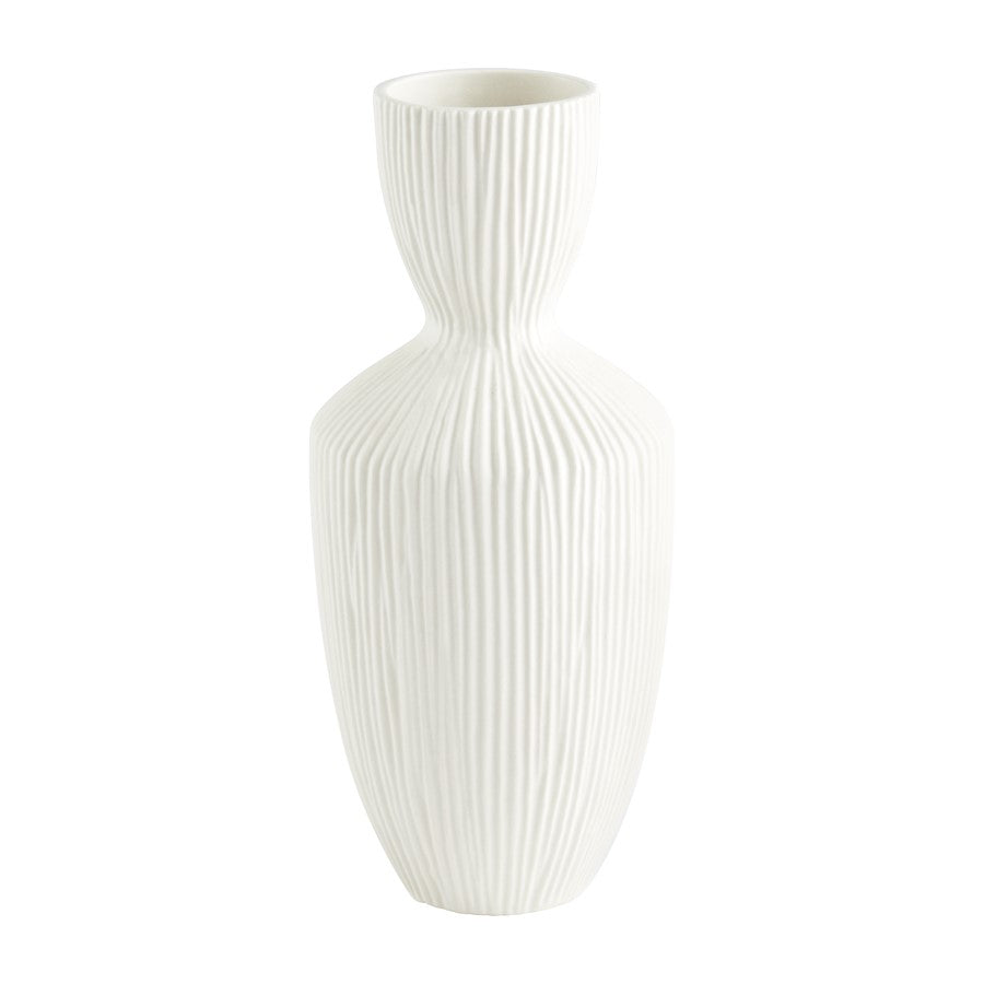 Cyan Design Small Bravo Vase, White