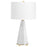 Cyan Design Opaque Storm Lamp with LED, White
