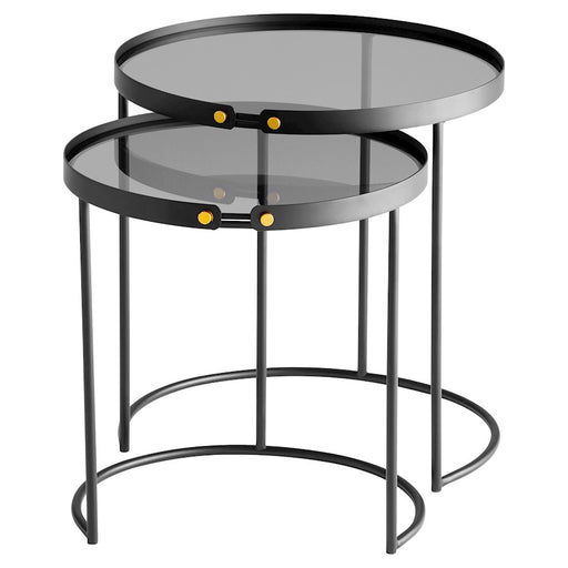 Cyan Design Flat Bow Tie Tables, Graphite