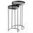 Cyan Design Tall Bow Tie Tables, Graphite