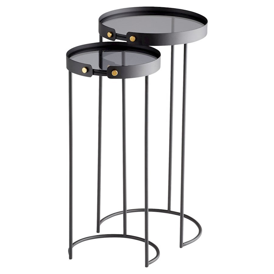 Cyan Design Tall Bow Tie Tables, Graphite
