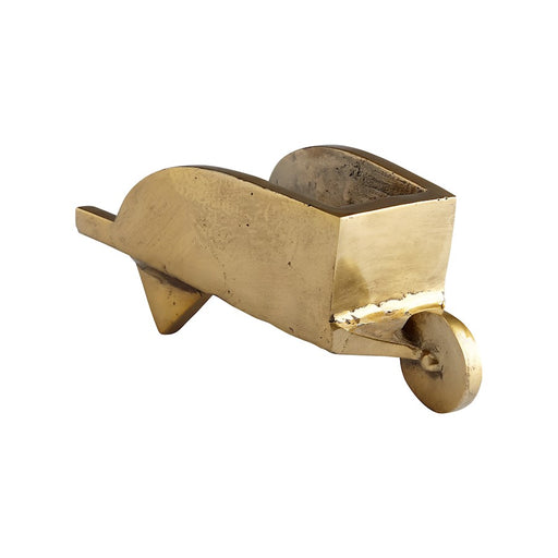 Cyan Design Wheelbarrow Token, Aged Brass
