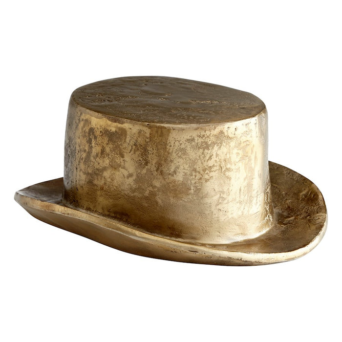 Cyan Design Hat Token, Aged Brass