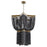 Cyan Design Small Estrella Pendant, Tinted Raw Iron