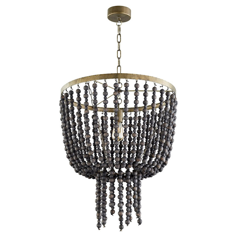 Cyan Design Hammock Pendant, Tinted Raw Iron