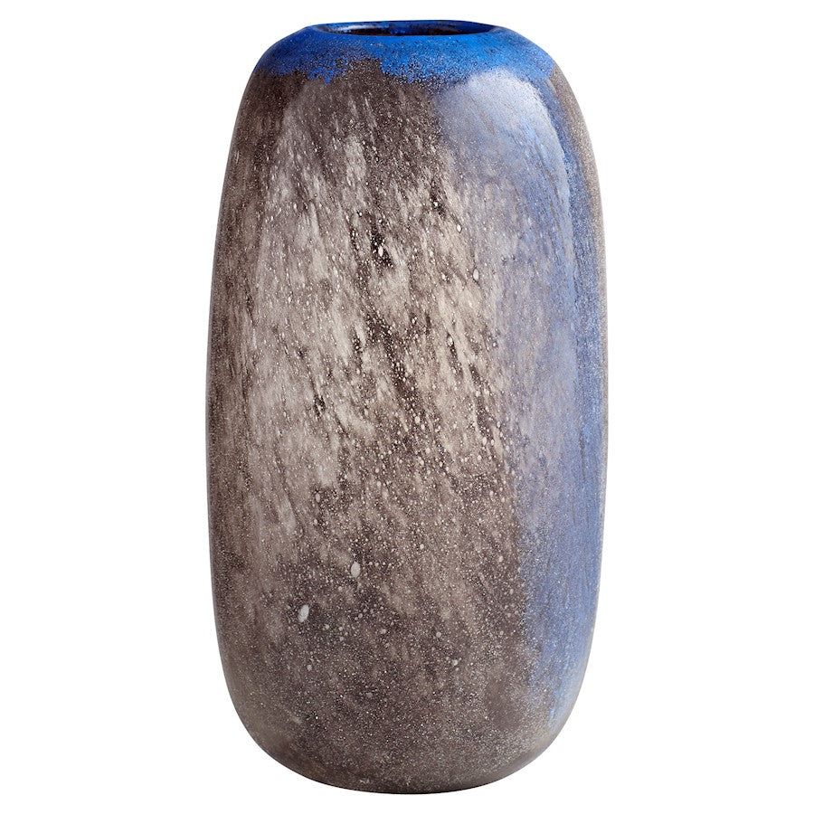 Cyan Design Small Bluesposion Vase, Black/Blue