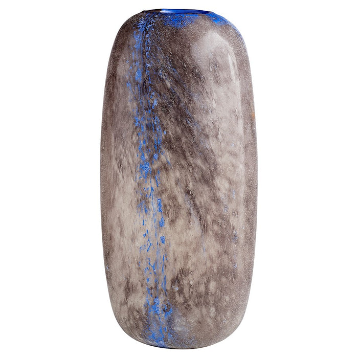 Cyan Design Large Bluesposion Vase, Black/Blue
