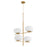 Cyan Design Small Pod Chandelier, Aged Brass