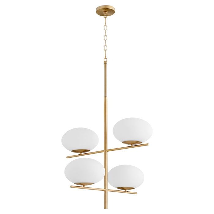 Cyan Design Small Pod Chandelier, Aged Brass