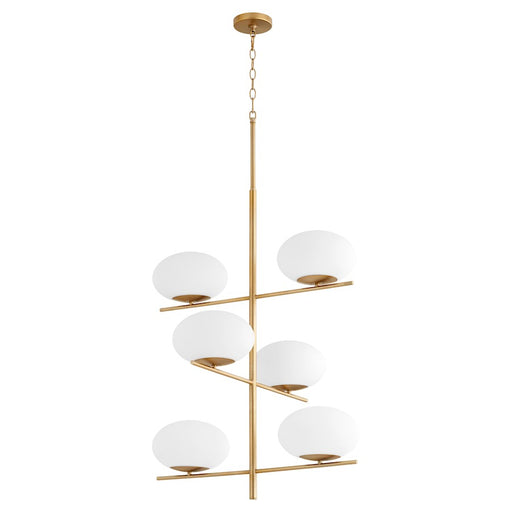 Cyan Design Large Pod Chandelier, Aged Brass