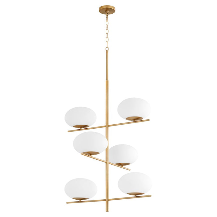 Cyan Design Large Pod Chandelier, Aged Brass