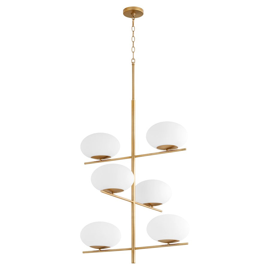 Cyan Design Large Pod Chandelier, Aged Brass