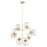 Cyan Design Large Edmonds Chandelier, Aged Brass