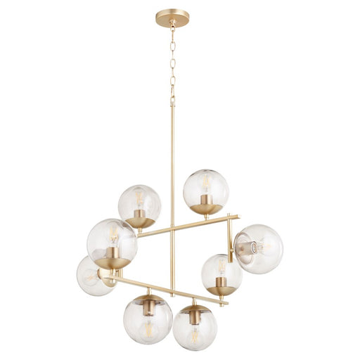 Cyan Design Large Edmonds Chandelier, Aged Brass