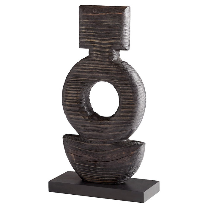 Cyan Design Dark Oval Sculpture, Black