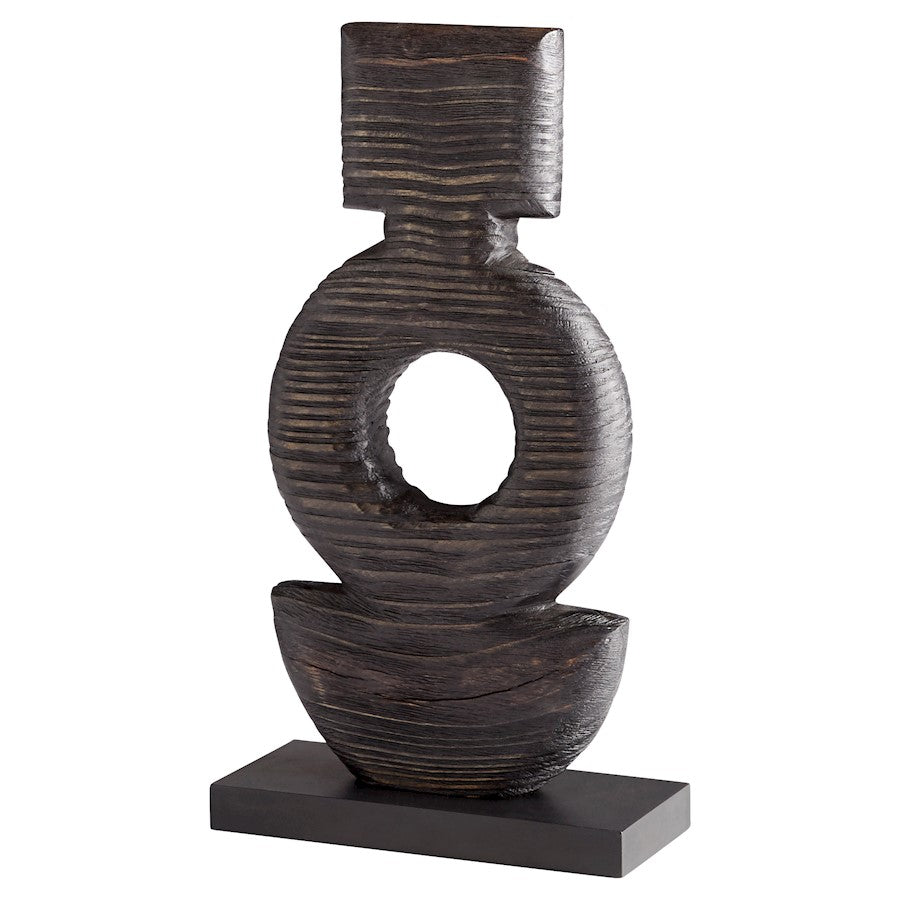 Cyan Design Dark Oval Sculpture, Black