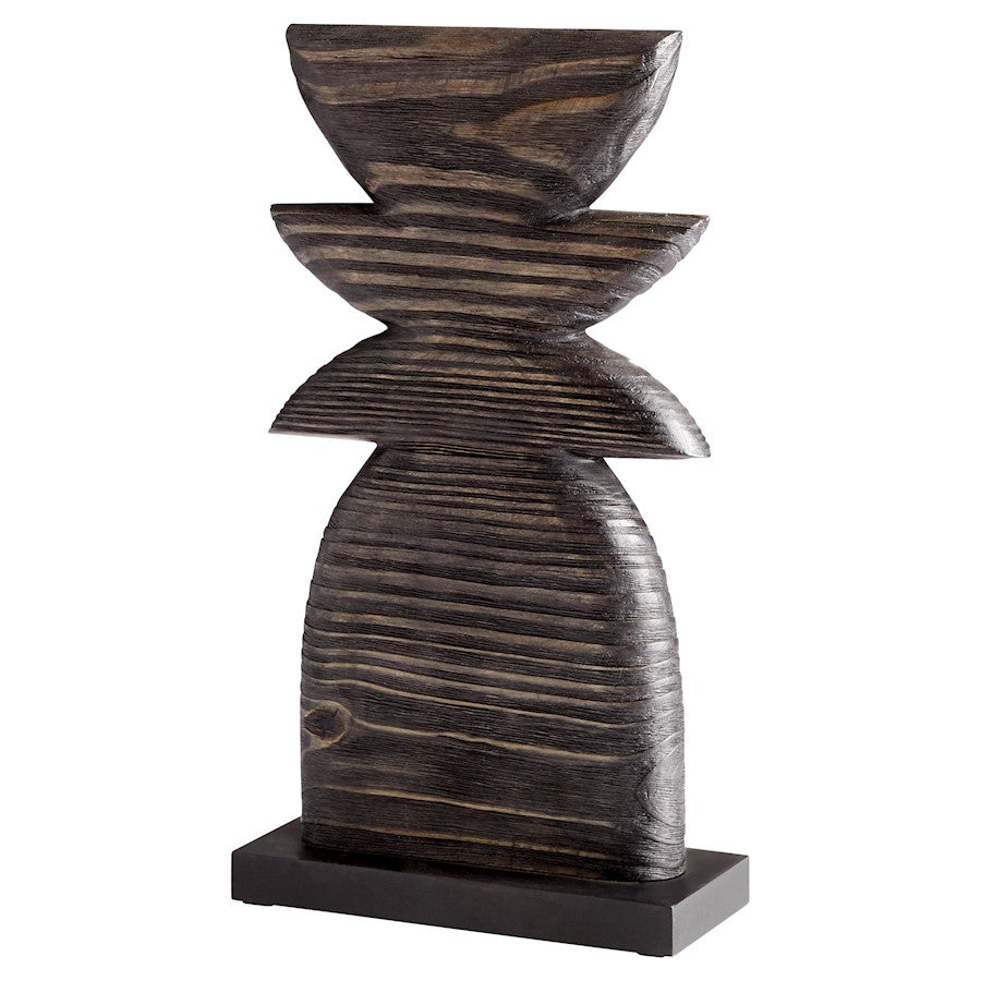 Cyan Design Dark Crescent Sculpture, Black