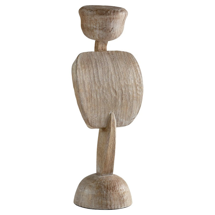 Cyan Design Medium Chakra Sculpture, Weathered Grey