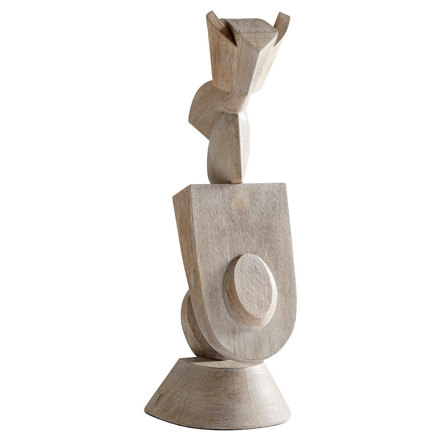Cyan Design Medium Protector Sculpture, Weathered Grey