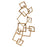 Cyan Design Soft Symphony Wall Decor, Antique Brass