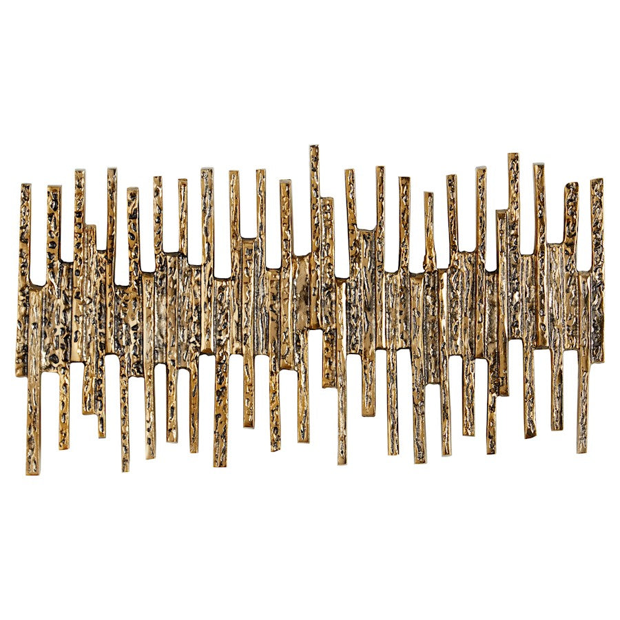 Cyan Design Small Ledger Wall Decor, Antique Brass