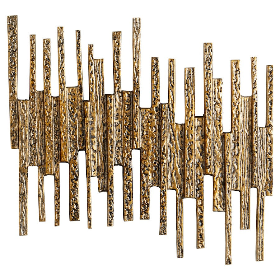 Cyan Design Medium Ledger Wall Decor, Antique Brass