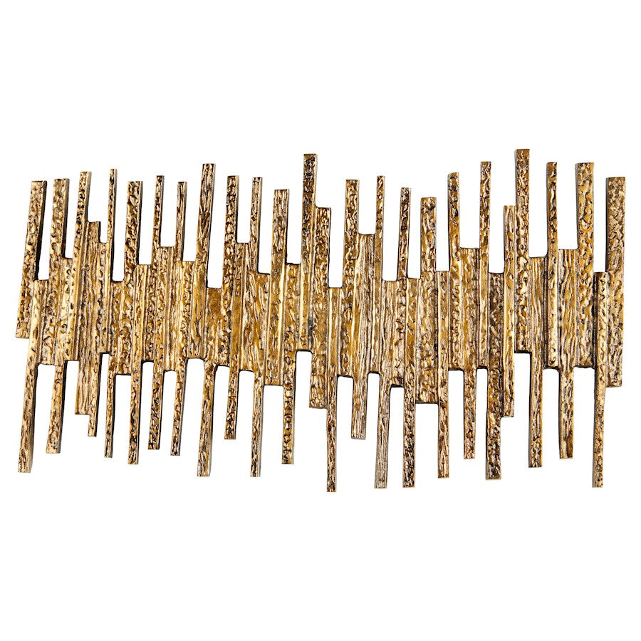 Cyan Design Large Ledger Wall Decor, Antique Brass