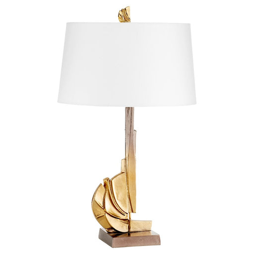 Cyan Design Crescendo Table Lamp, Antique Brass