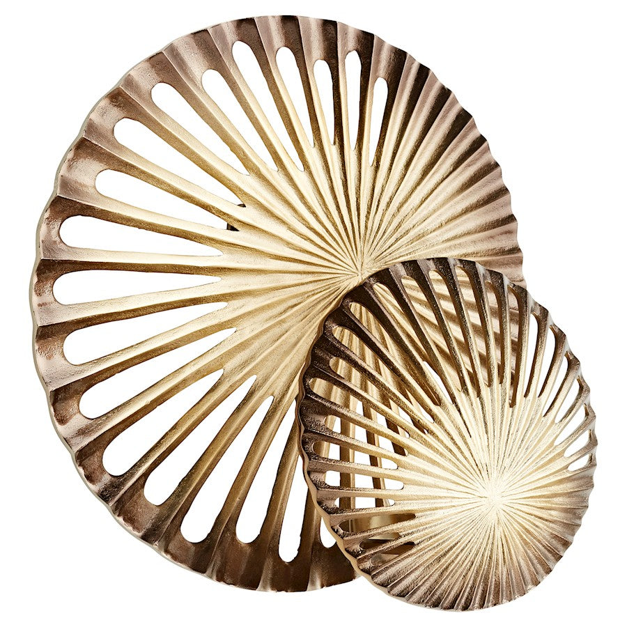 Cyan Design Spatial Wall Decor, Antique Brass