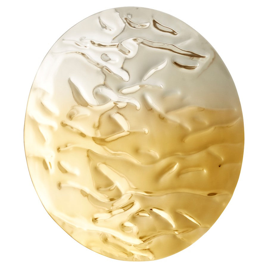Cyan Design Small Ripple Wall Decor, Silver/Gold